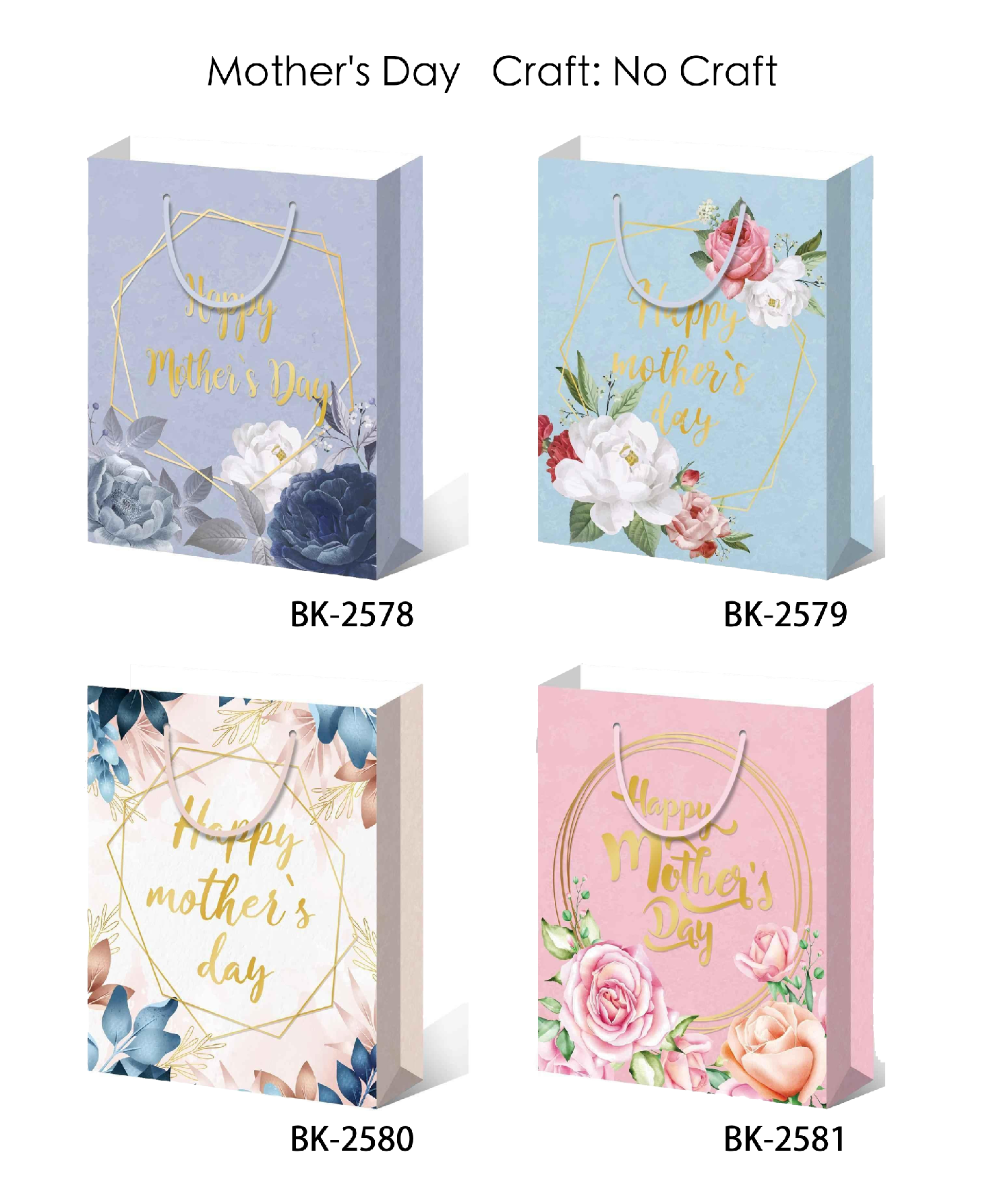 Mother's Day Series White Card Tote Bag