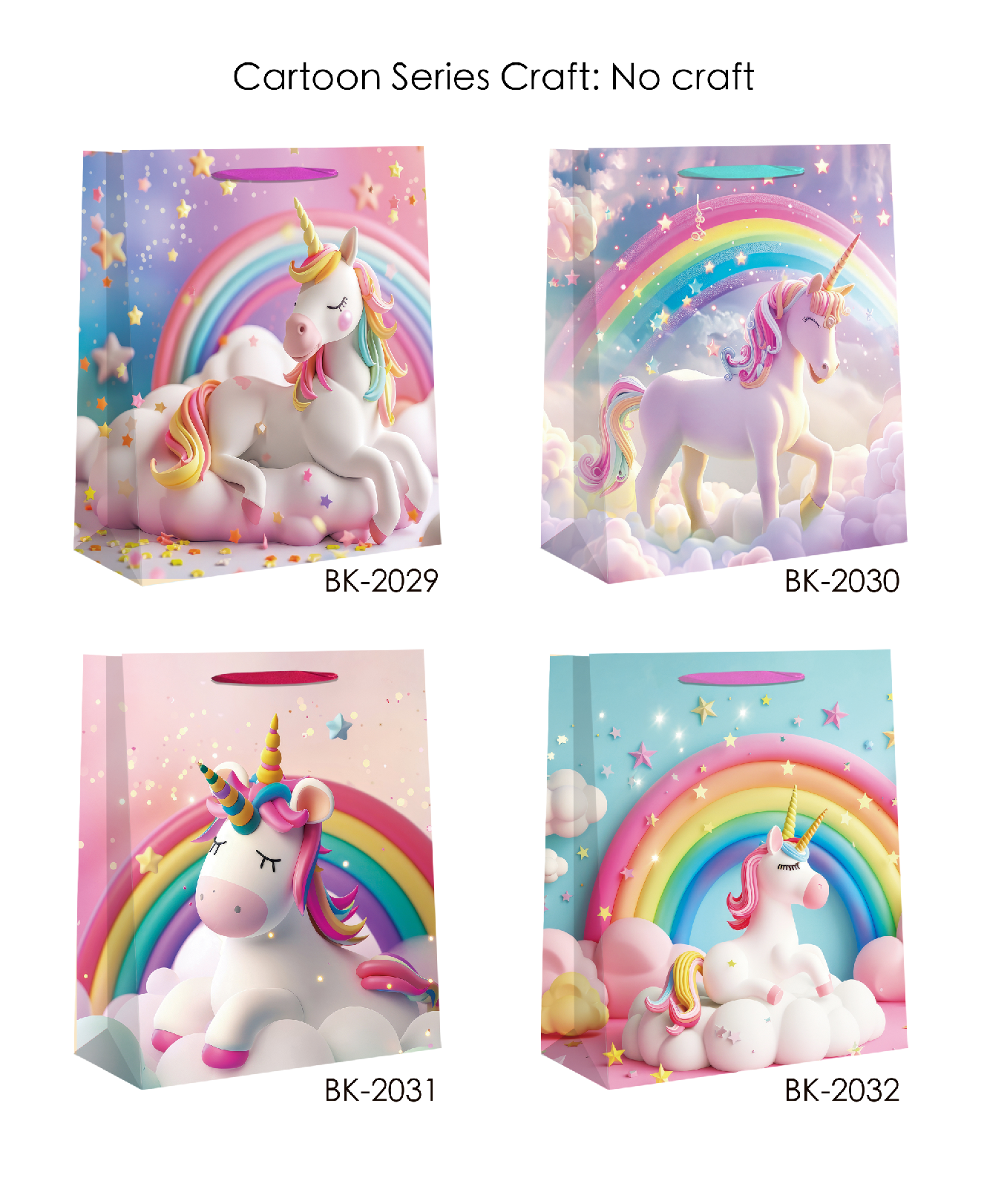Cartoon Series White Card Tote Bag
