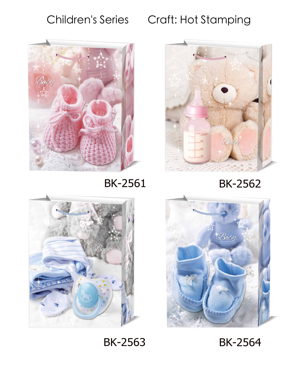 Children's series white card tote bag
