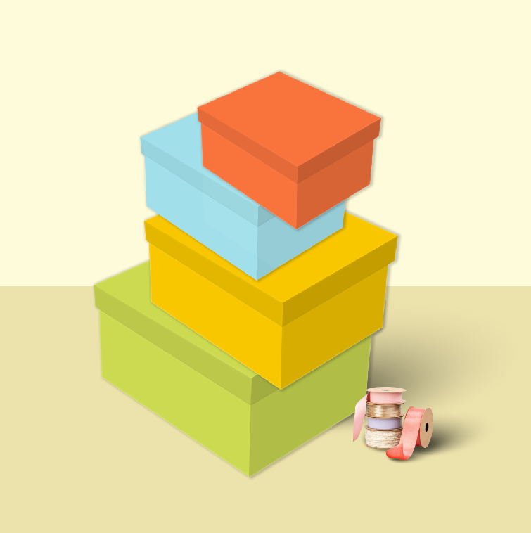 Pearlescent solid color ten-piece set