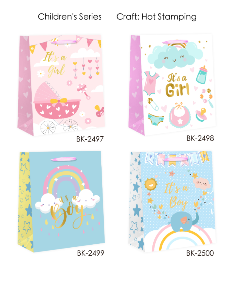 Children's series white card tote bag