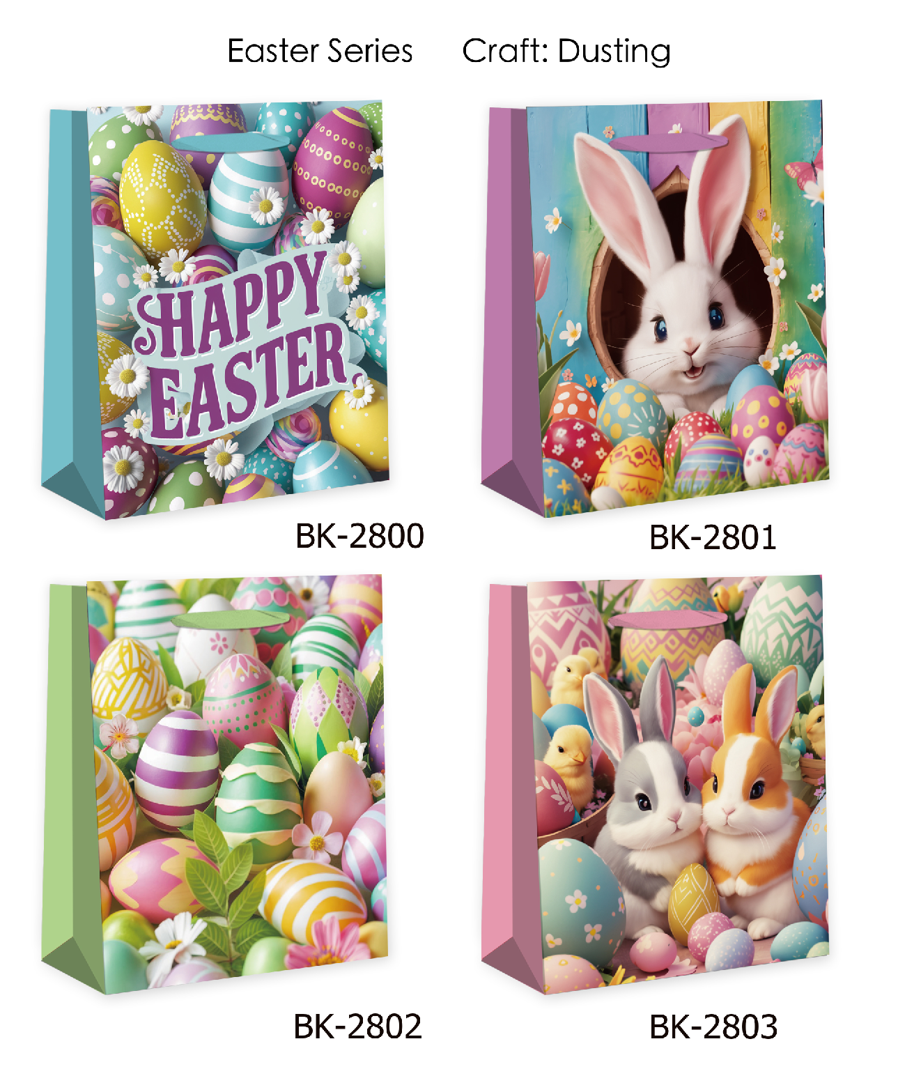 Easter Series White Card Bag
