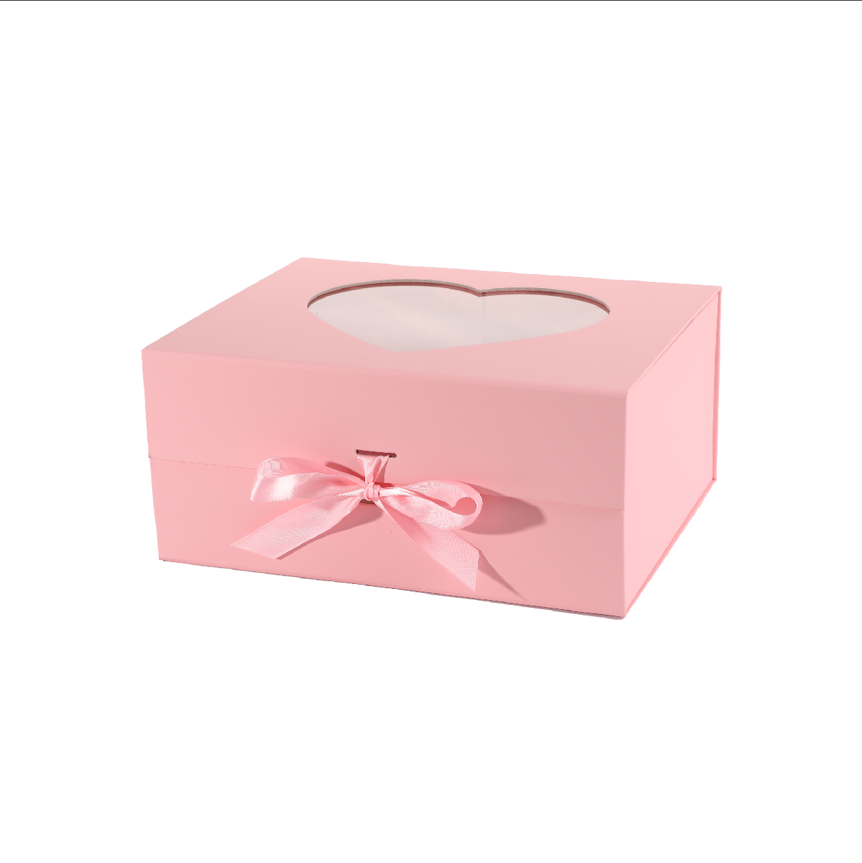 Heart-shaped folding box
