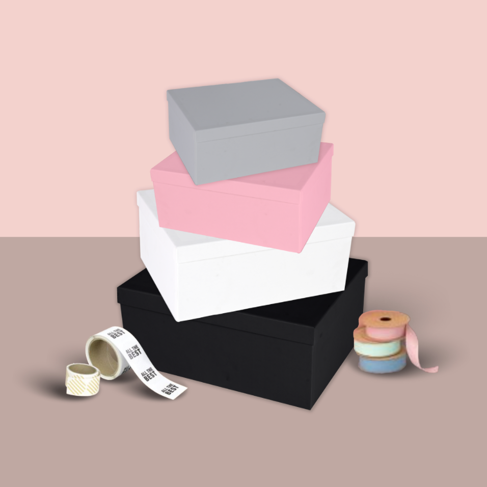 Folding box with top and bottom lid