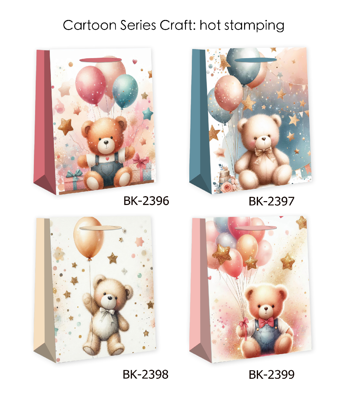 Cartoon Series White Card Tote Bag