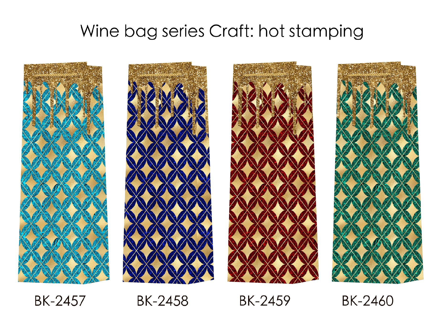 Wine bag series white card handbag
