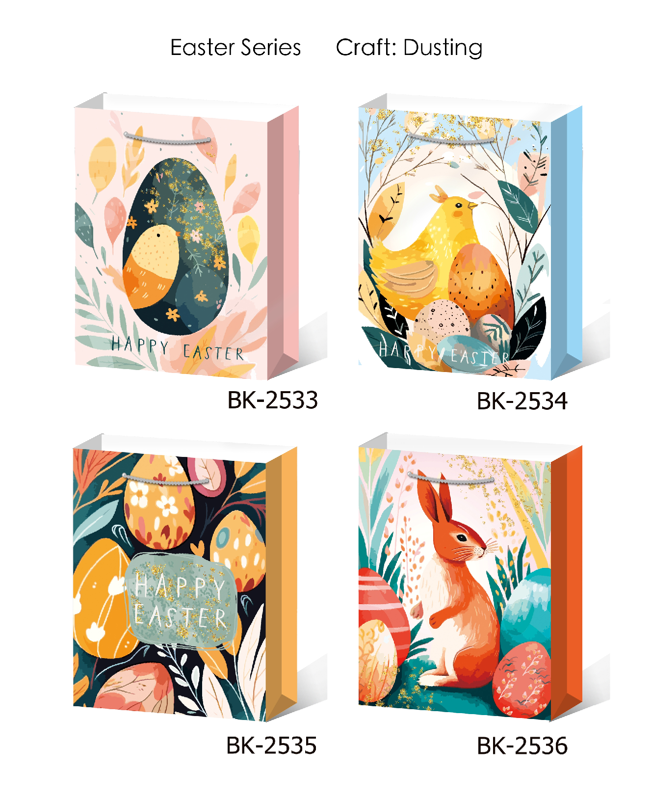Easter Series White Card Bag