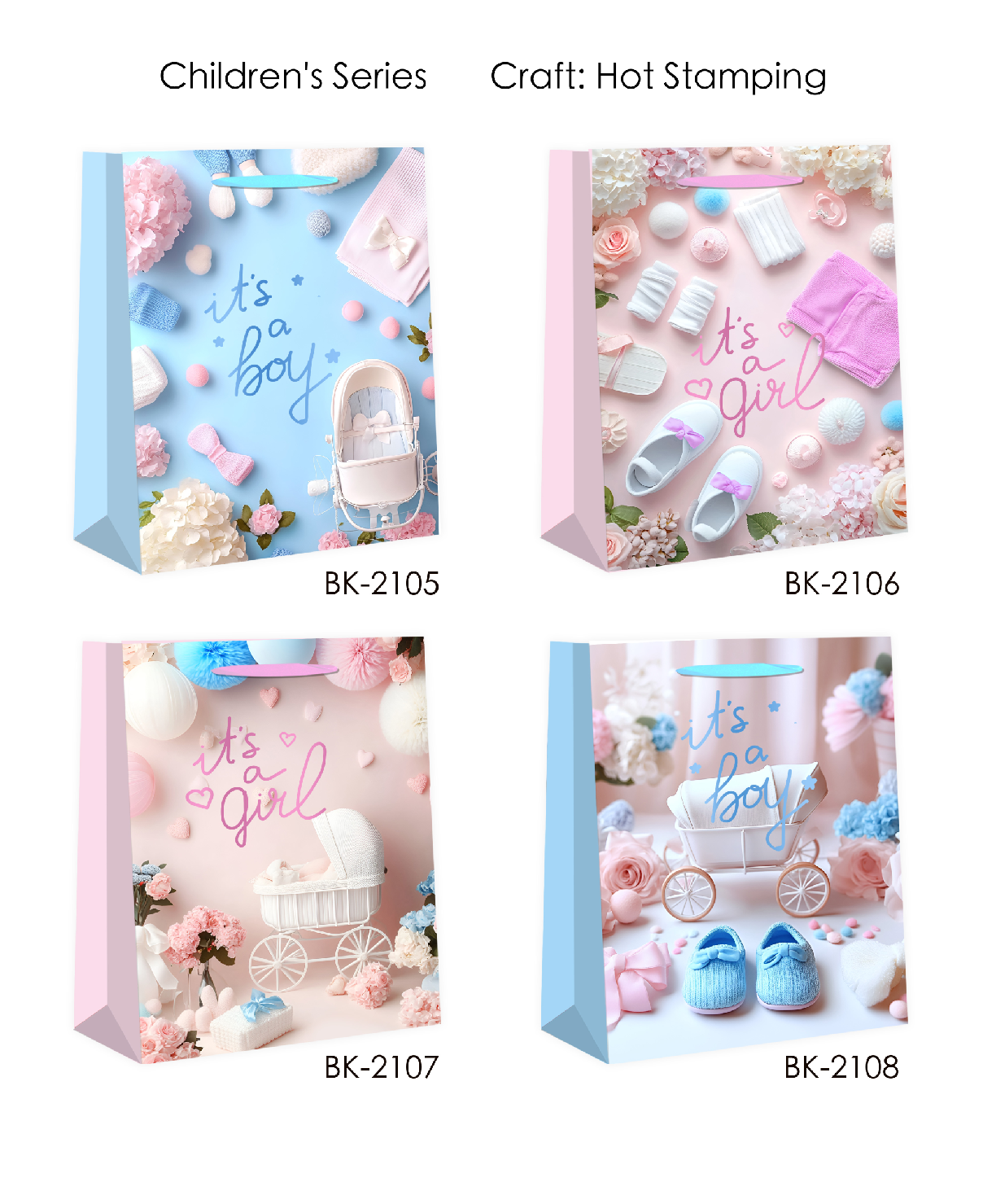 Children's series white card tote bag