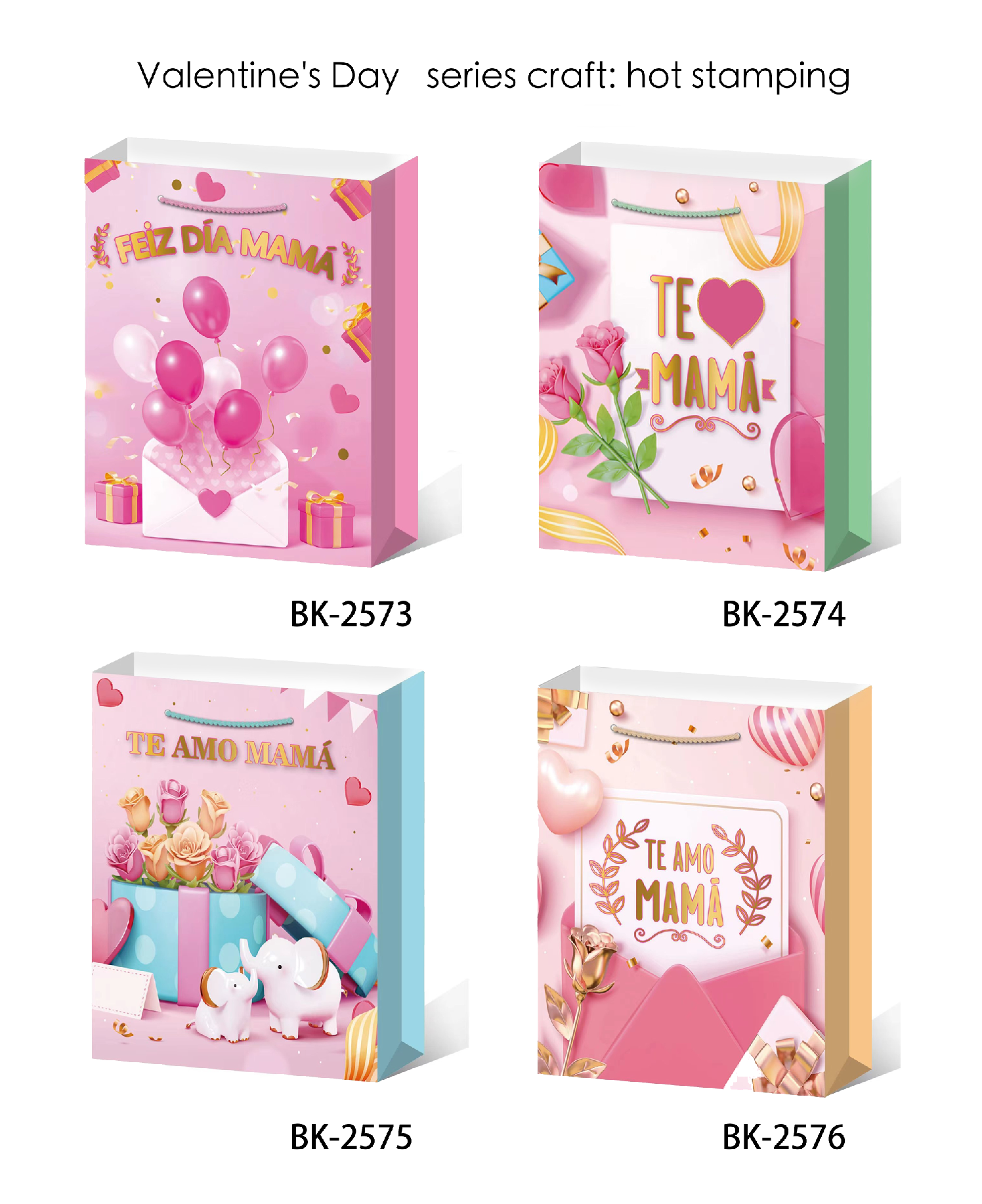 Valentine's Day Series White Card Tote Bag