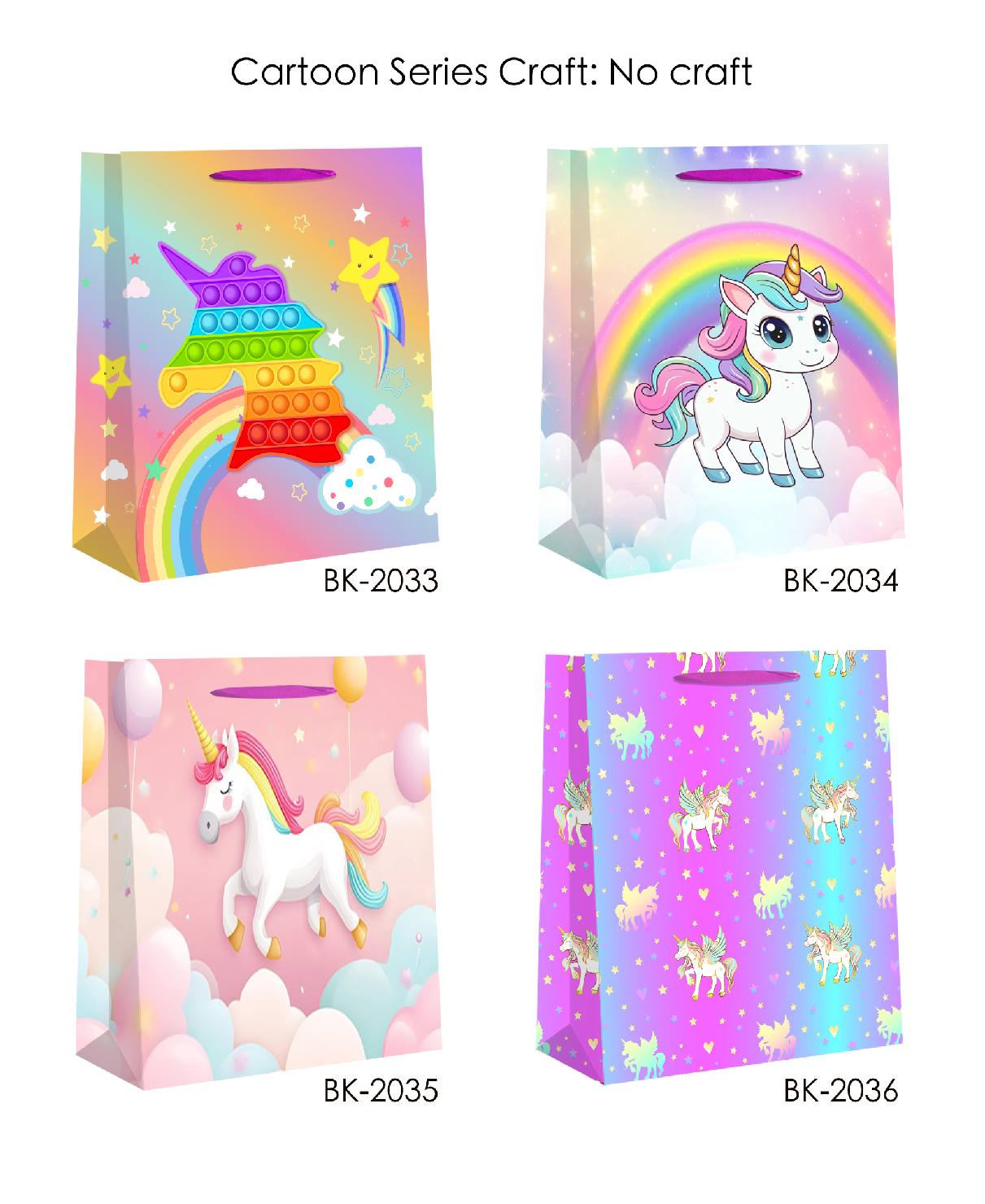 Cartoon Series White Card Tote Bag