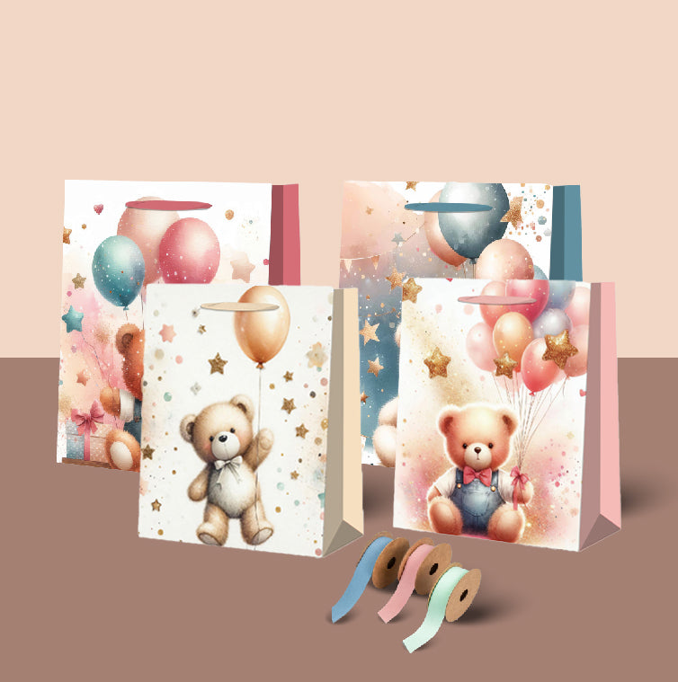 Cartoon Series White Card Tote Bag