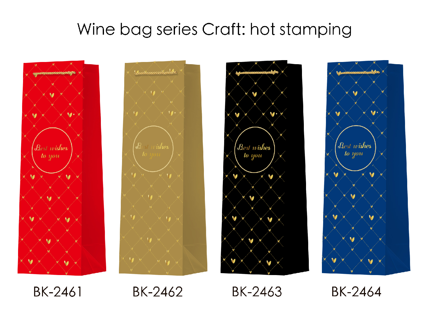 Wine bag series white card handbag