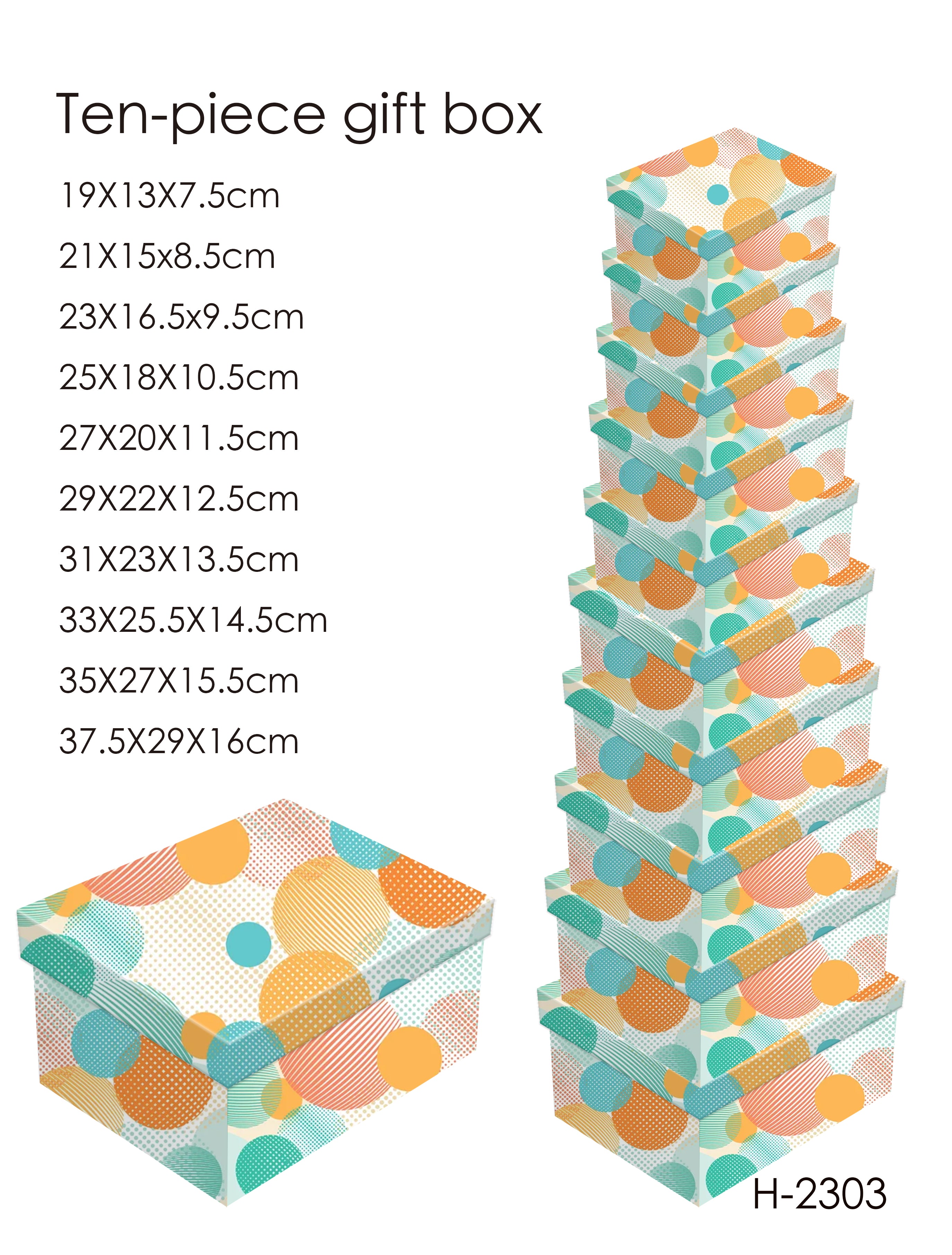 Ten-piece daily series gift box