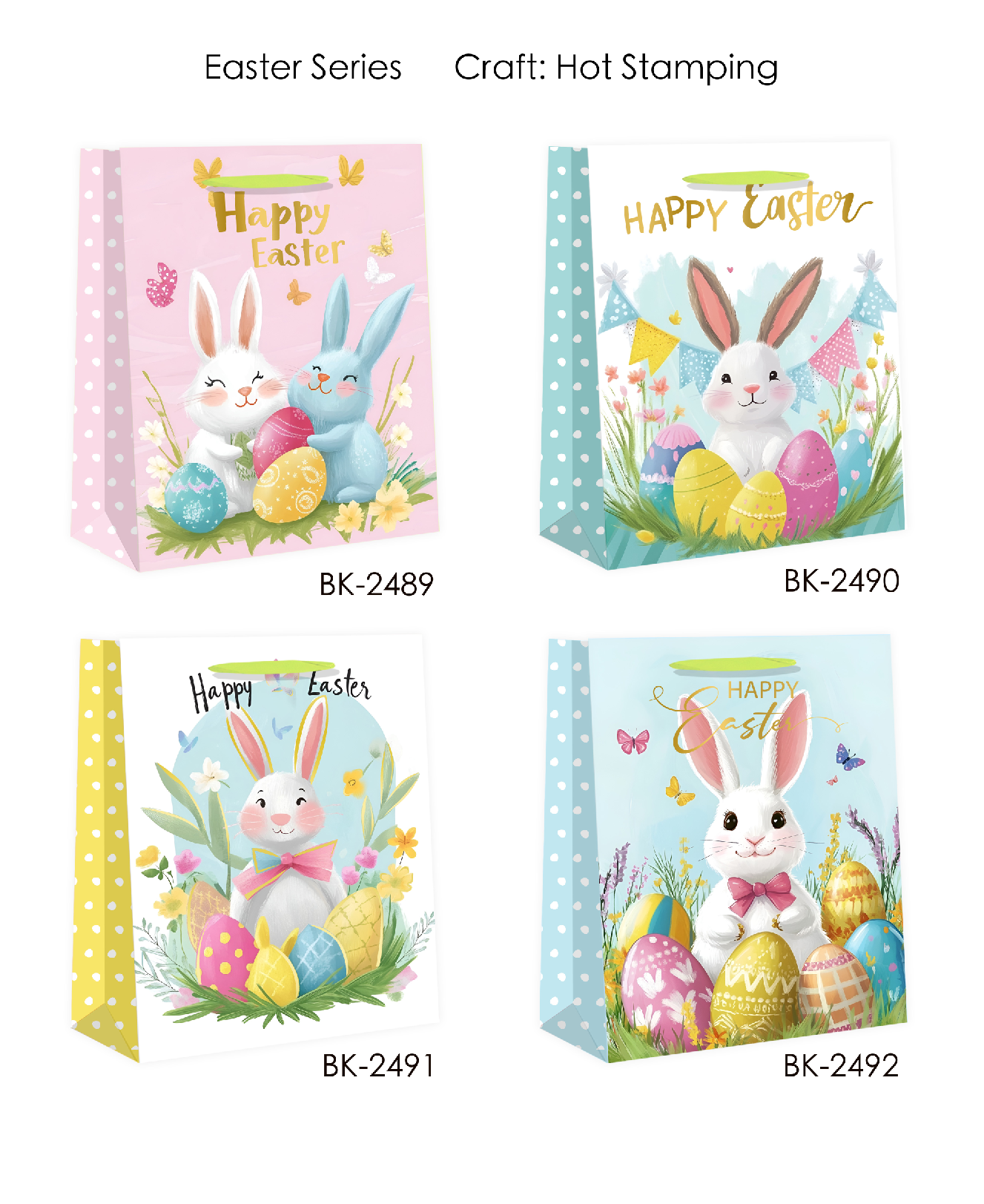 Easter Series White Card Bag