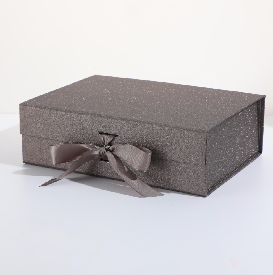 Glitter strap folding box